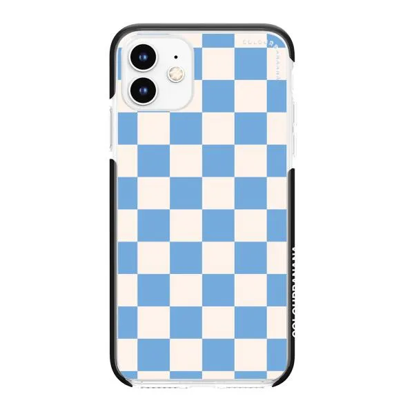 iPhone Case - Cyan Checkered