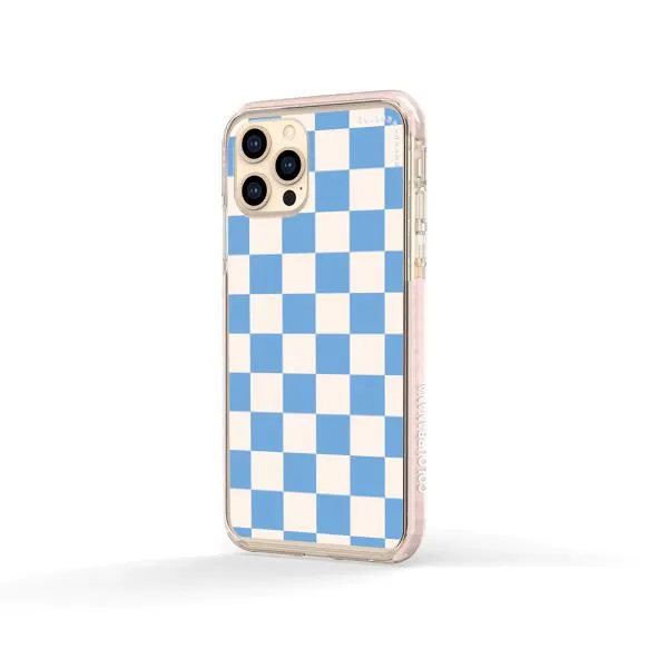 iPhone Case - Cyan Checkered
