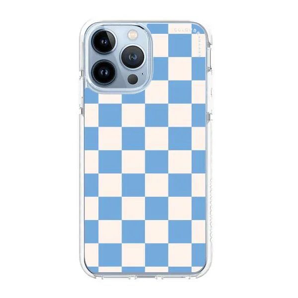 iPhone Case - Cyan Checkered