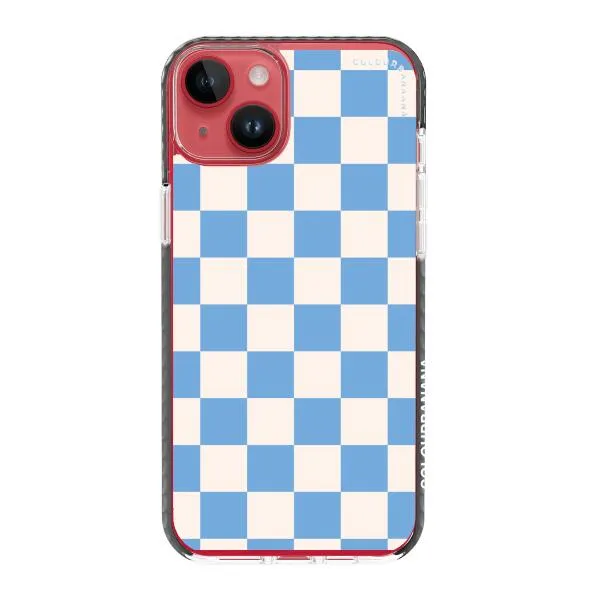 iPhone Case - Cyan Checkered