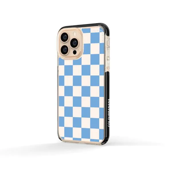 iPhone Case - Cyan Checkered