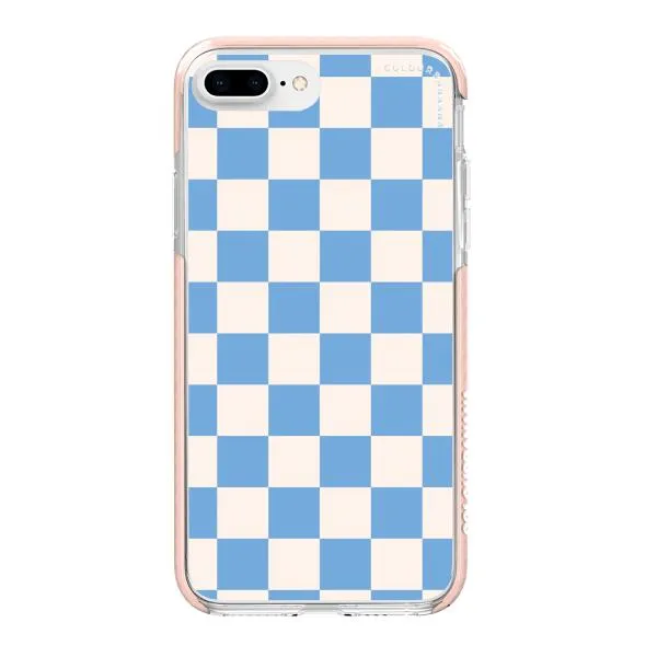 iPhone Case - Cyan Checkered