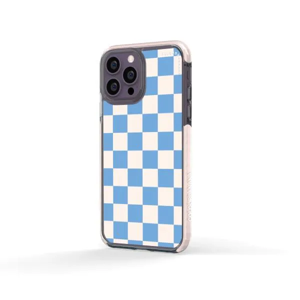 iPhone Case - Cyan Checkered