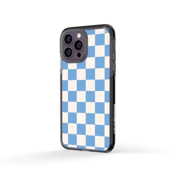 iPhone Case - Cyan Checkered