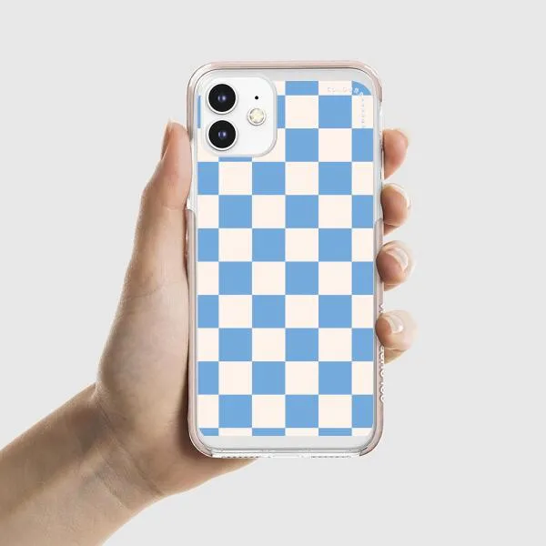 iPhone Case - Cyan Checkered