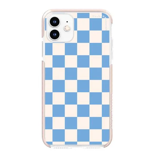 iPhone Case - Cyan Checkered
