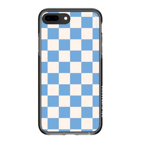iPhone Case - Cyan Checkered
