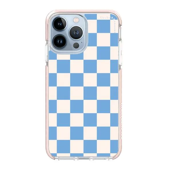iPhone Case - Cyan Checkered