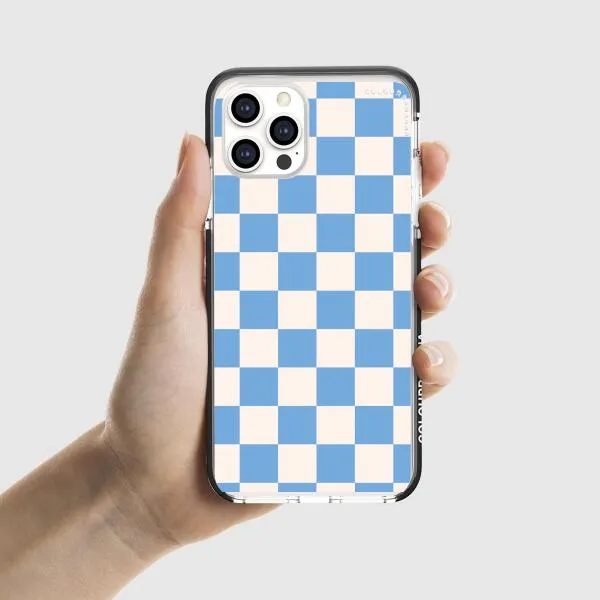iPhone Case - Cyan Checkered