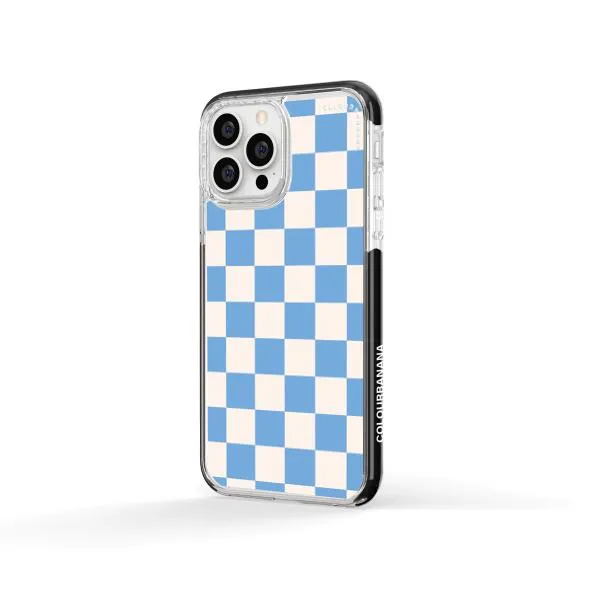 iPhone Case - Cyan Checkered