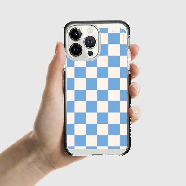iPhone Case - Cyan Checkered