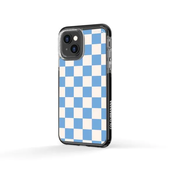iPhone Case - Cyan Checkered