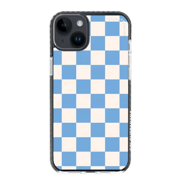 iPhone Case - Cyan Checkered