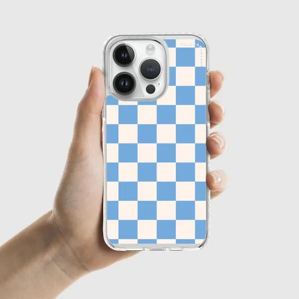iPhone Case - Cyan Checkered
