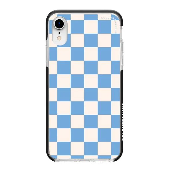 iPhone Case - Cyan Checkered