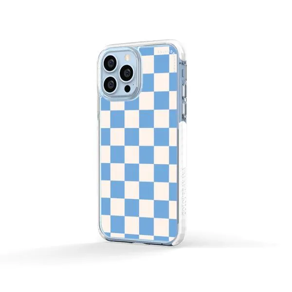 iPhone Case - Cyan Checkered