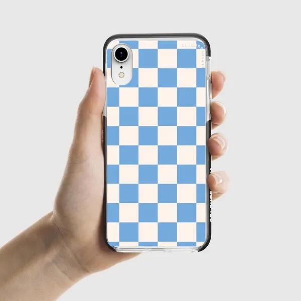 iPhone Case - Cyan Checkered