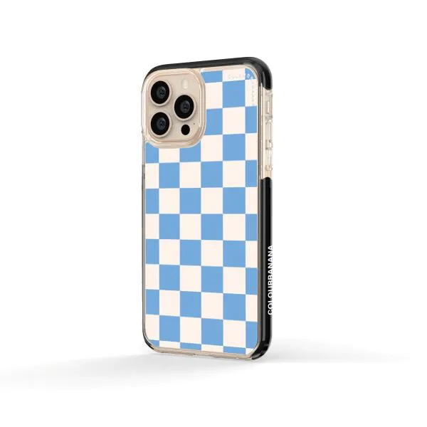 iPhone Case - Cyan Checkered