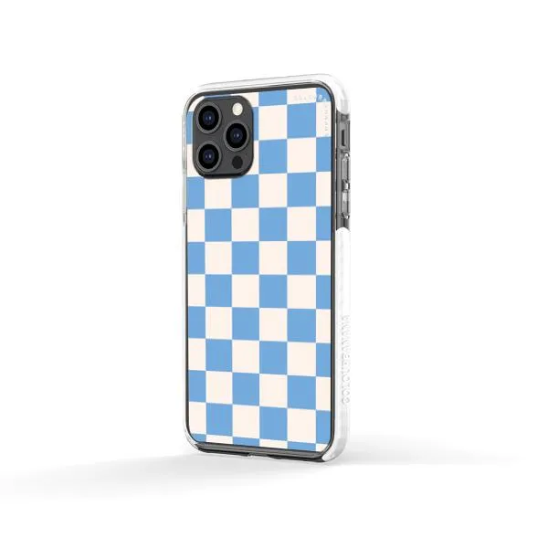 iPhone Case - Cyan Checkered
