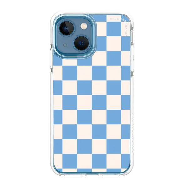 iPhone Case - Cyan Checkered