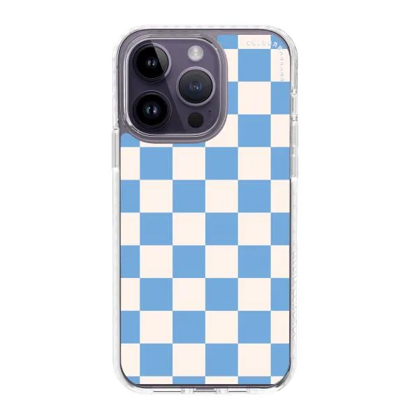 iPhone Case - Cyan Checkered