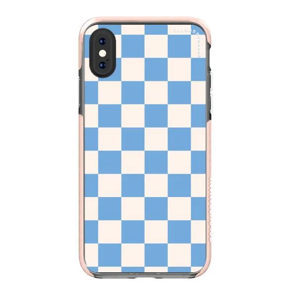 iPhone Case - Cyan Checkered