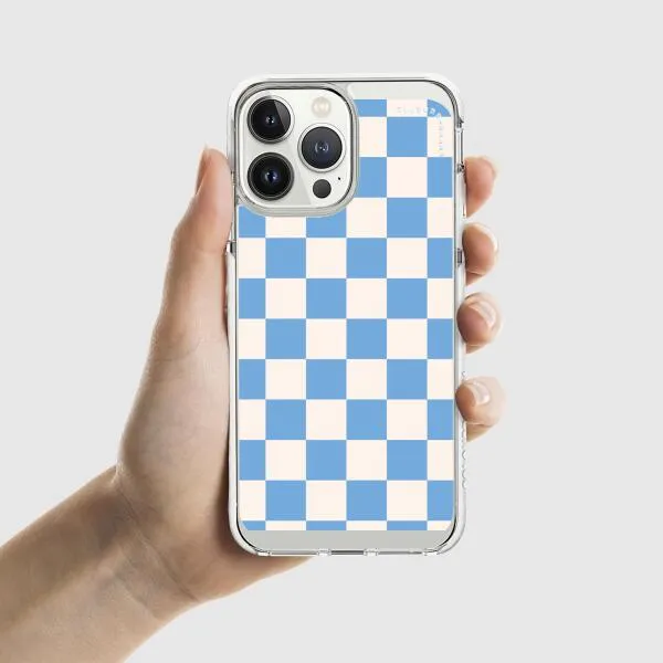 iPhone Case - Cyan Checkered