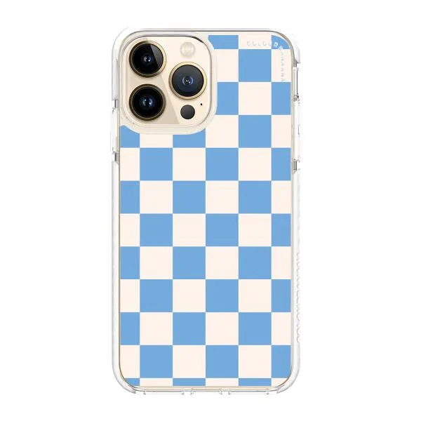 iPhone Case - Cyan Checkered