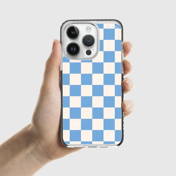 iPhone Case - Cyan Checkered