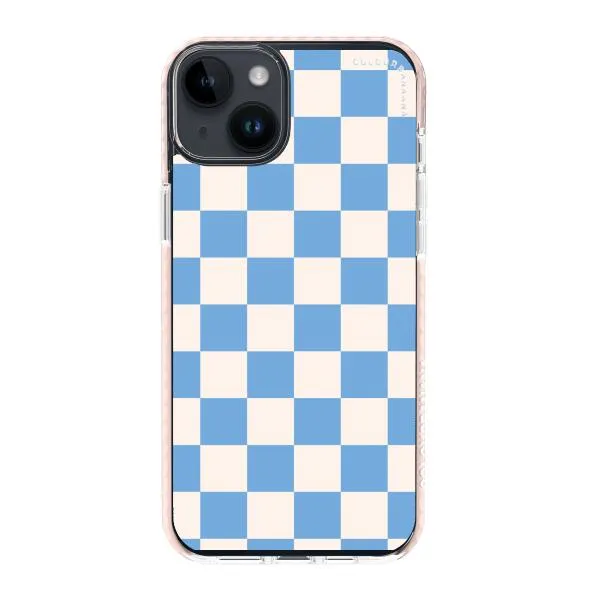 iPhone Case - Cyan Checkered