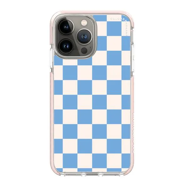iPhone Case - Cyan Checkered