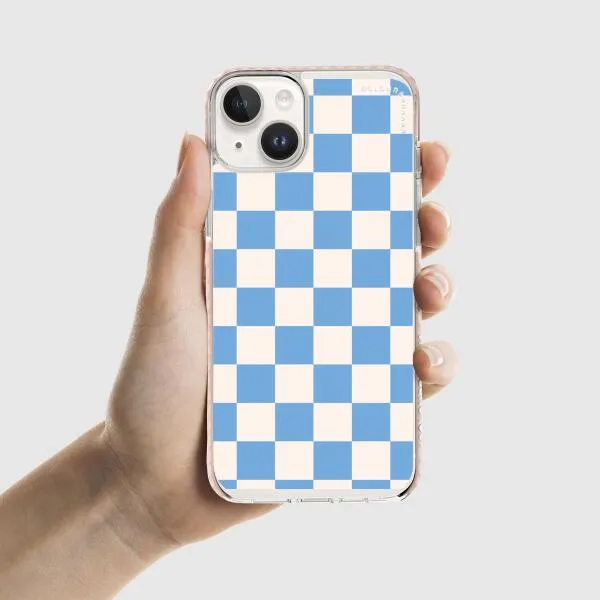 iPhone Case - Cyan Checkered