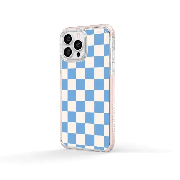 iPhone Case - Cyan Checkered