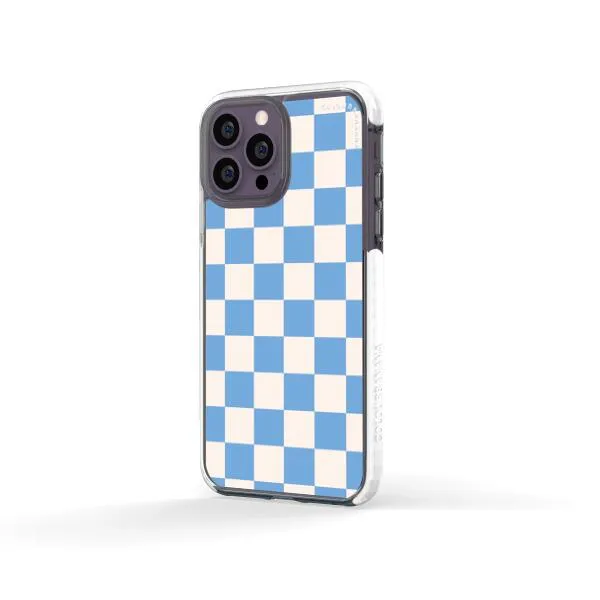 iPhone Case - Cyan Checkered