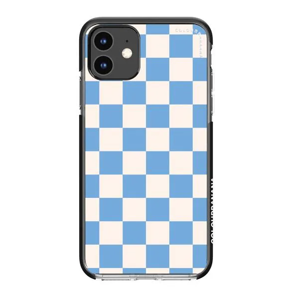 iPhone Case - Cyan Checkered