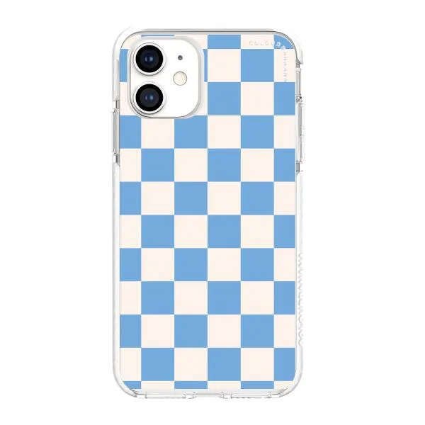 iPhone Case - Cyan Checkered