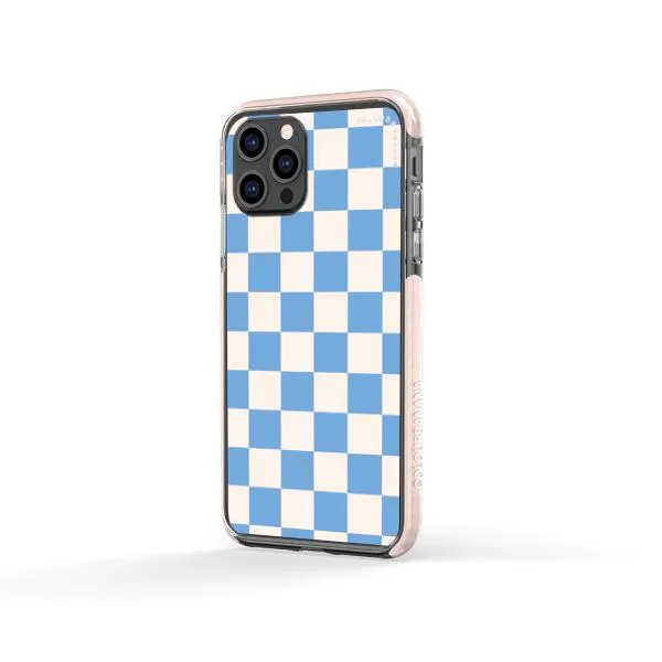 iPhone Case - Cyan Checkered
