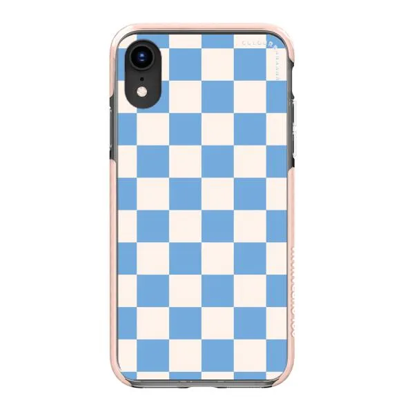 iPhone Case - Cyan Checkered