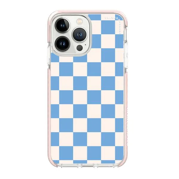 iPhone Case - Cyan Checkered
