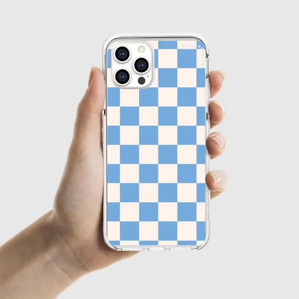 iPhone Case - Cyan Checkered