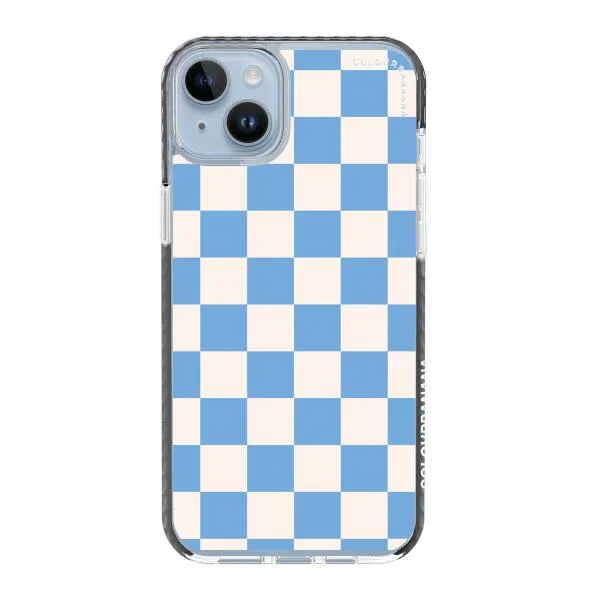 iPhone Case - Cyan Checkered