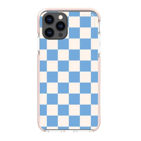 iPhone Case - Cyan Checkered