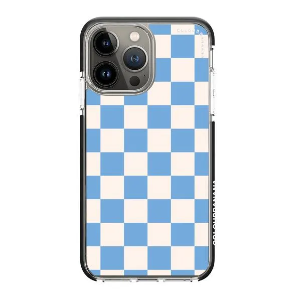 iPhone Case - Cyan Checkered
