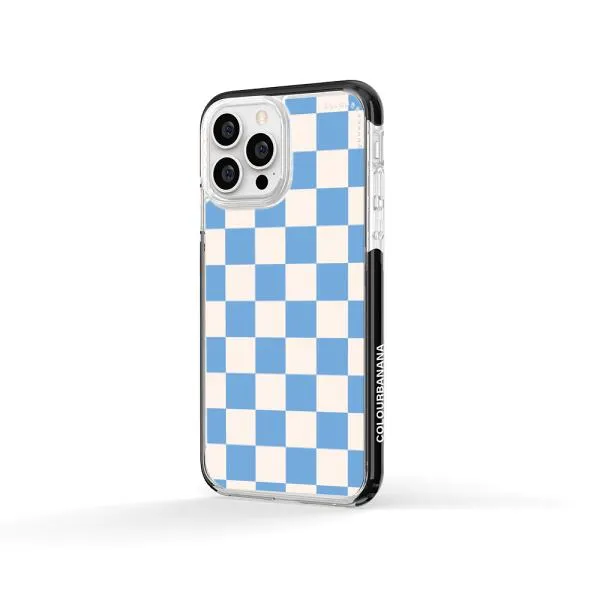 iPhone Case - Cyan Checkered