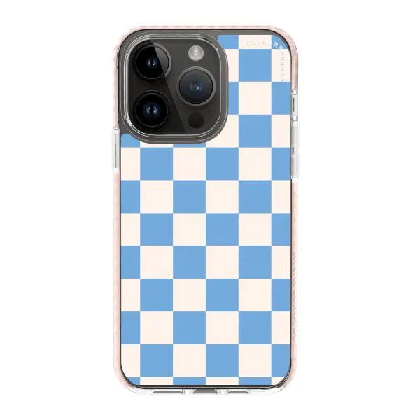 iPhone Case - Cyan Checkered