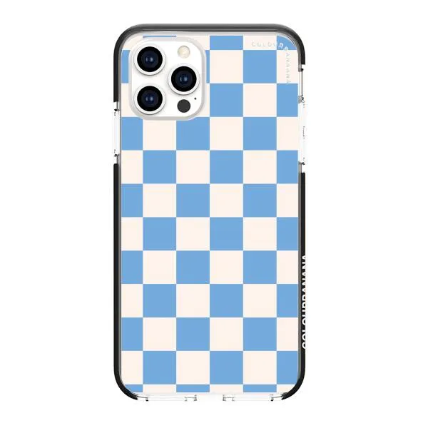 iPhone Case - Cyan Checkered