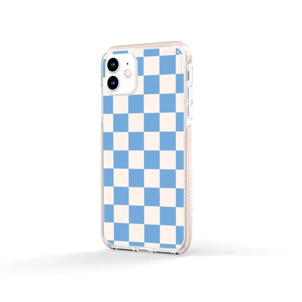 iPhone Case - Cyan Checkered