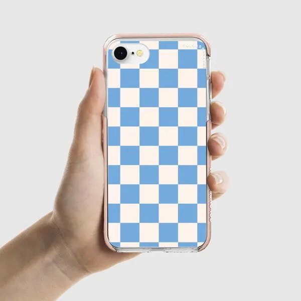 iPhone Case - Cyan Checkered