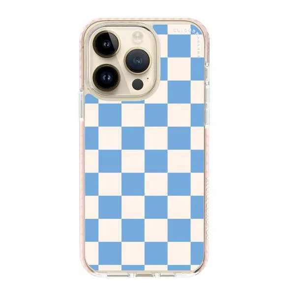 iPhone Case - Cyan Checkered