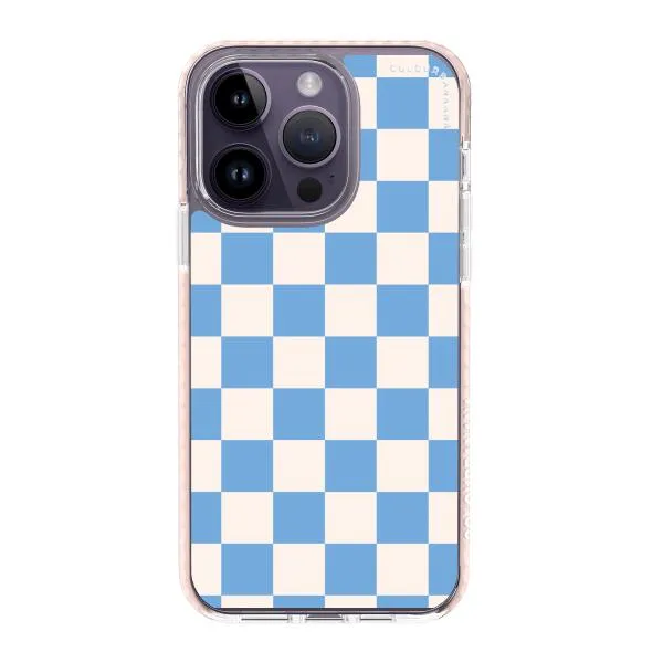 iPhone Case - Cyan Checkered